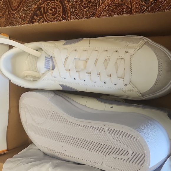 Nike - W Blazer Low Platform - Dj092 110 - WHITE/COBALT BLISS-VOLT-BLACK - Picture 1 of 3